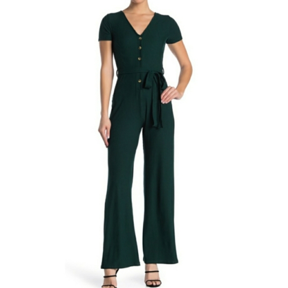 Abound Pants - Green Jumpsuit